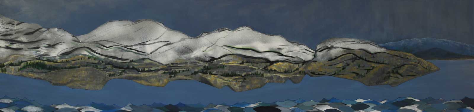 mountain-lake-landscape-contemporary-artist-vicki-molloy-okanagan