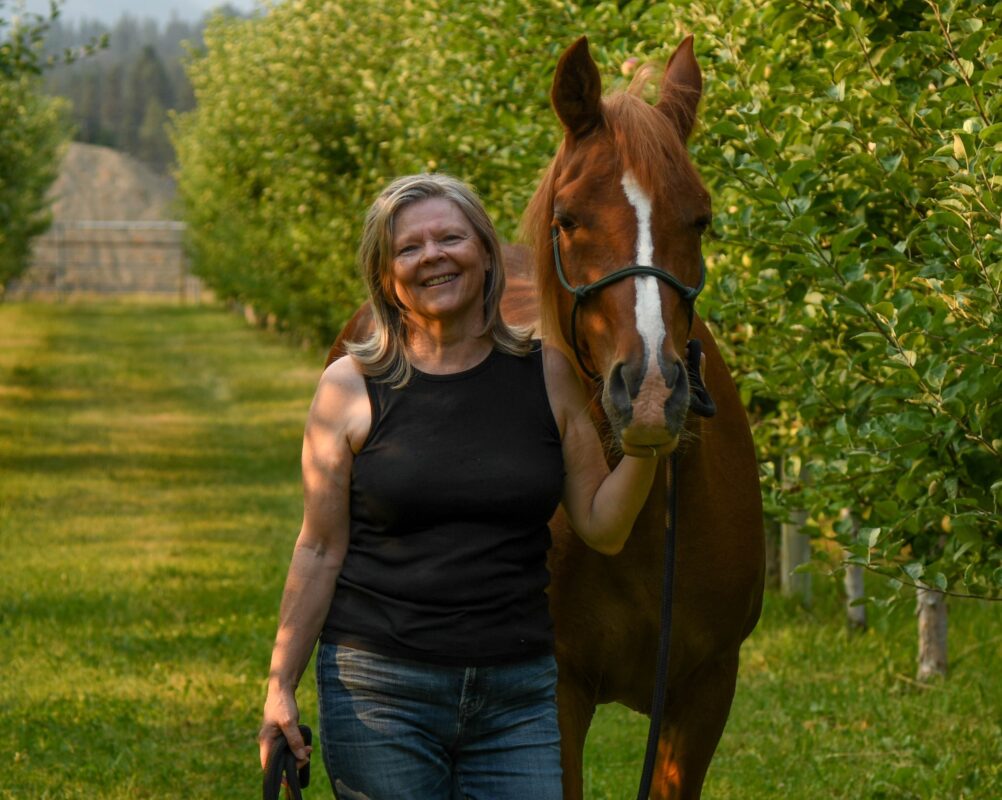 victoria molloy with her horse dancer